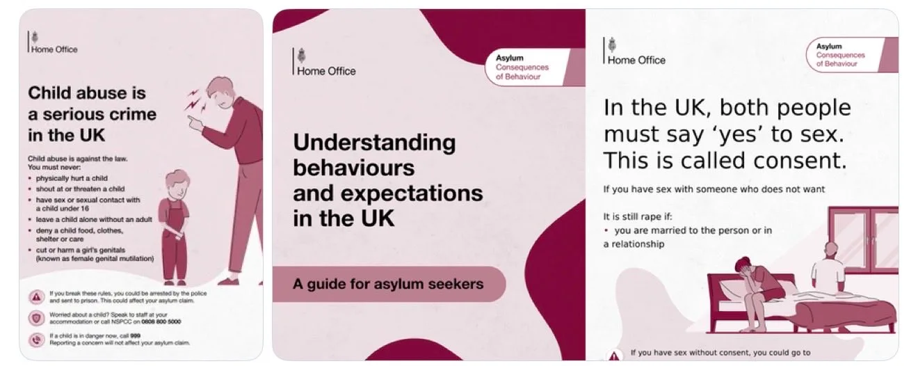 Home Office Guidance Warns Asylum Seekers Against Rape and Child Abuse — Great British PAC Asks What This Says About Who We're Letting In
