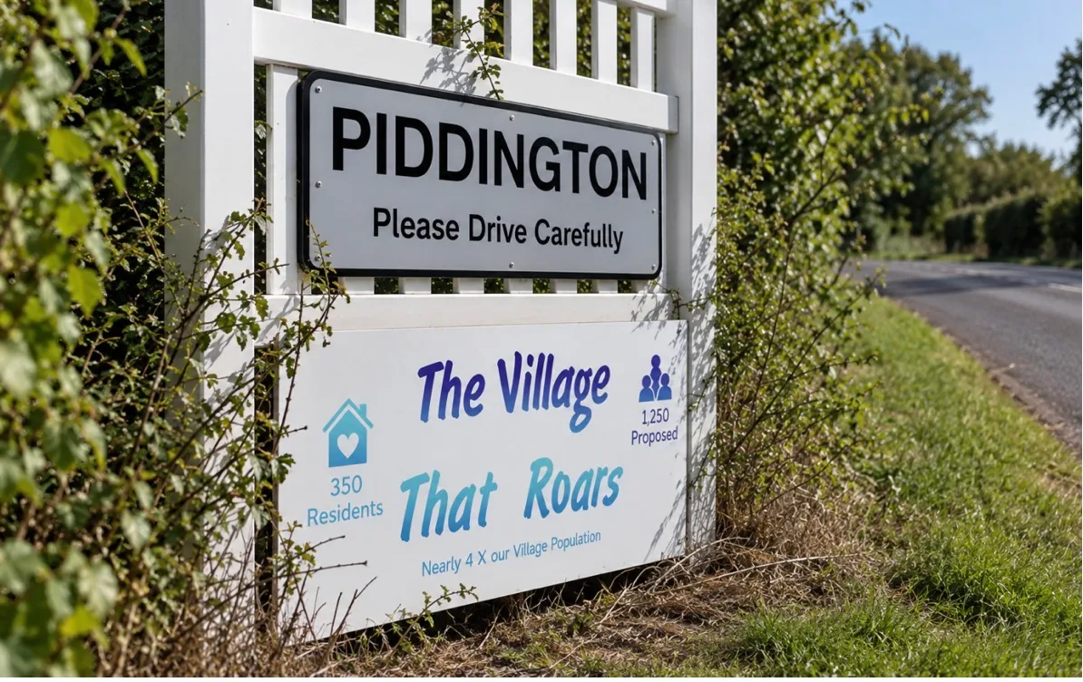 Piddington votes to “leave” UK over plans to house 1,256 male asylum seekers