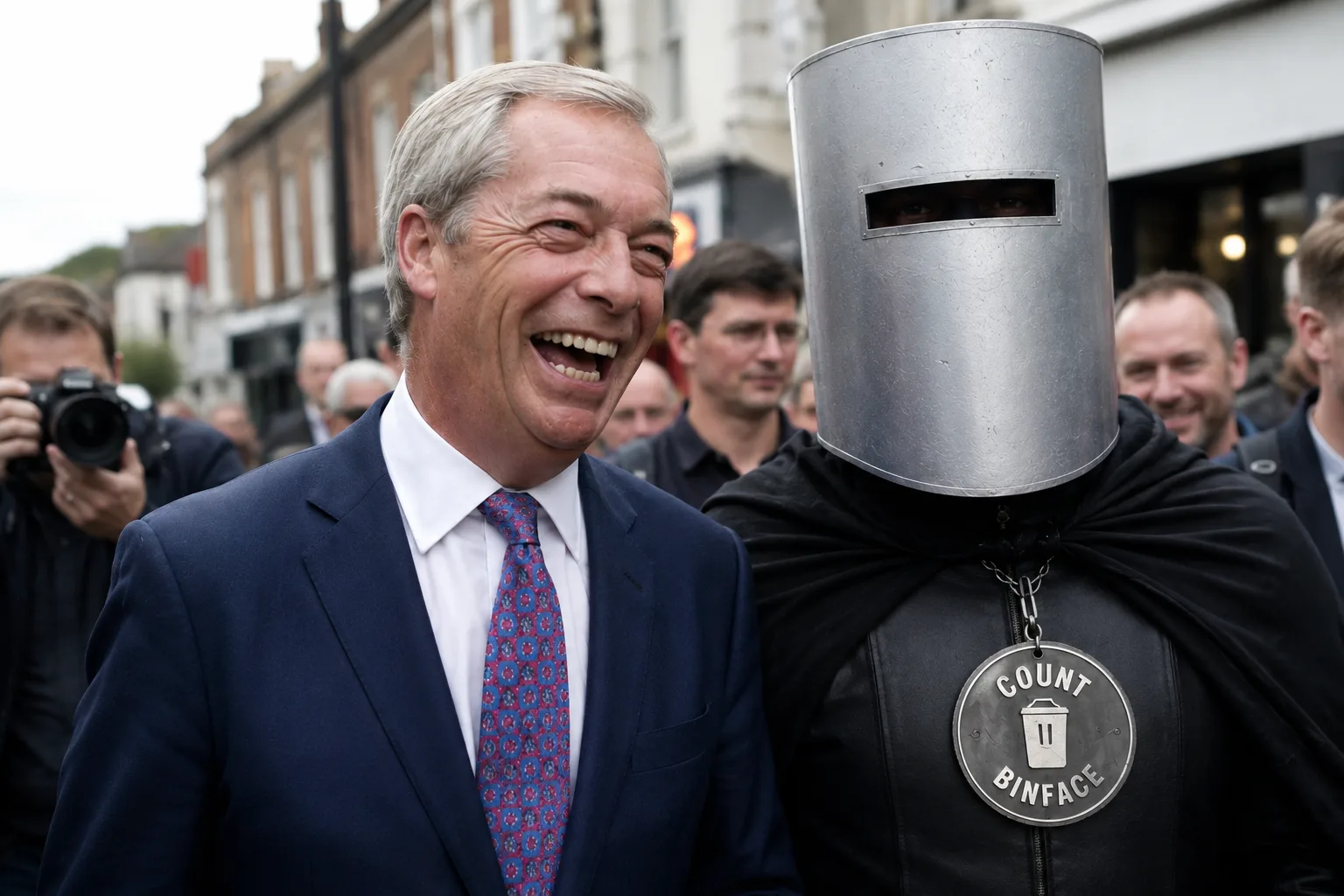 The Night British Democracy Wore a Bin on Its Head