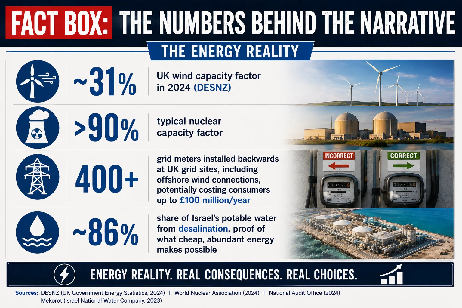 Fact box energy reality