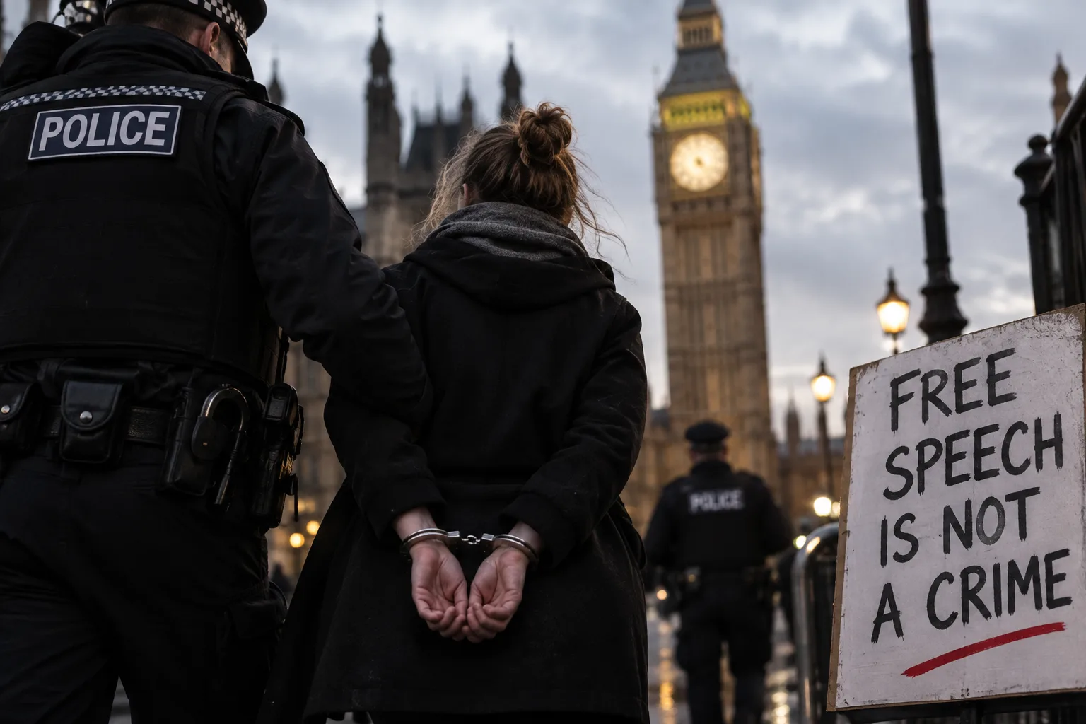 More than 60,000 arrested in five years for what they said online