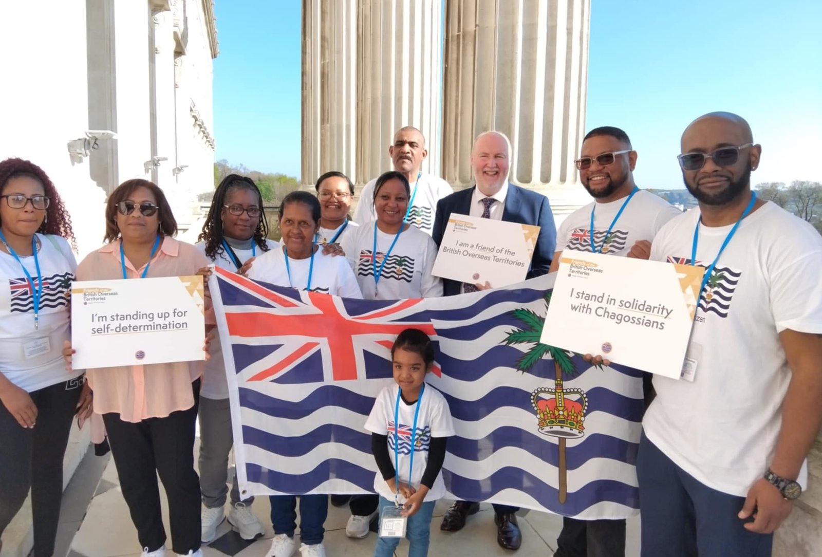 Misley Mandarin leading the campaign against the Chagos handover